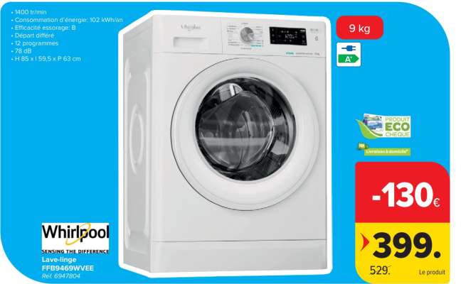 Whirlpool FFB9469WVEE