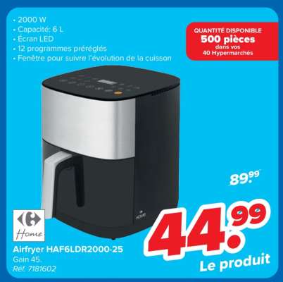 Airfryer HAF6LDR2000-25