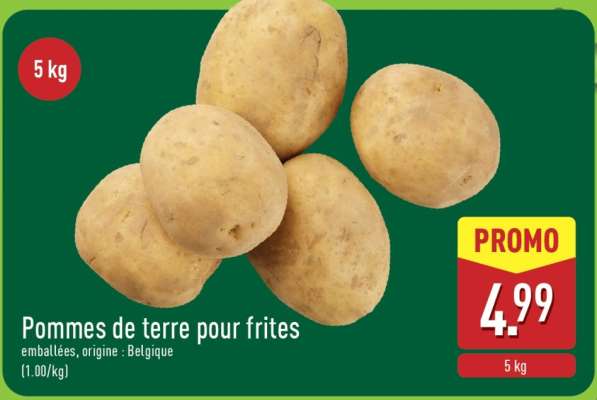 Pommes de terre pour frites