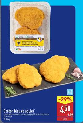 Cordon bleu de poulet