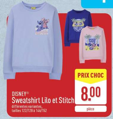 Sweatshirt Lilo et Stitch