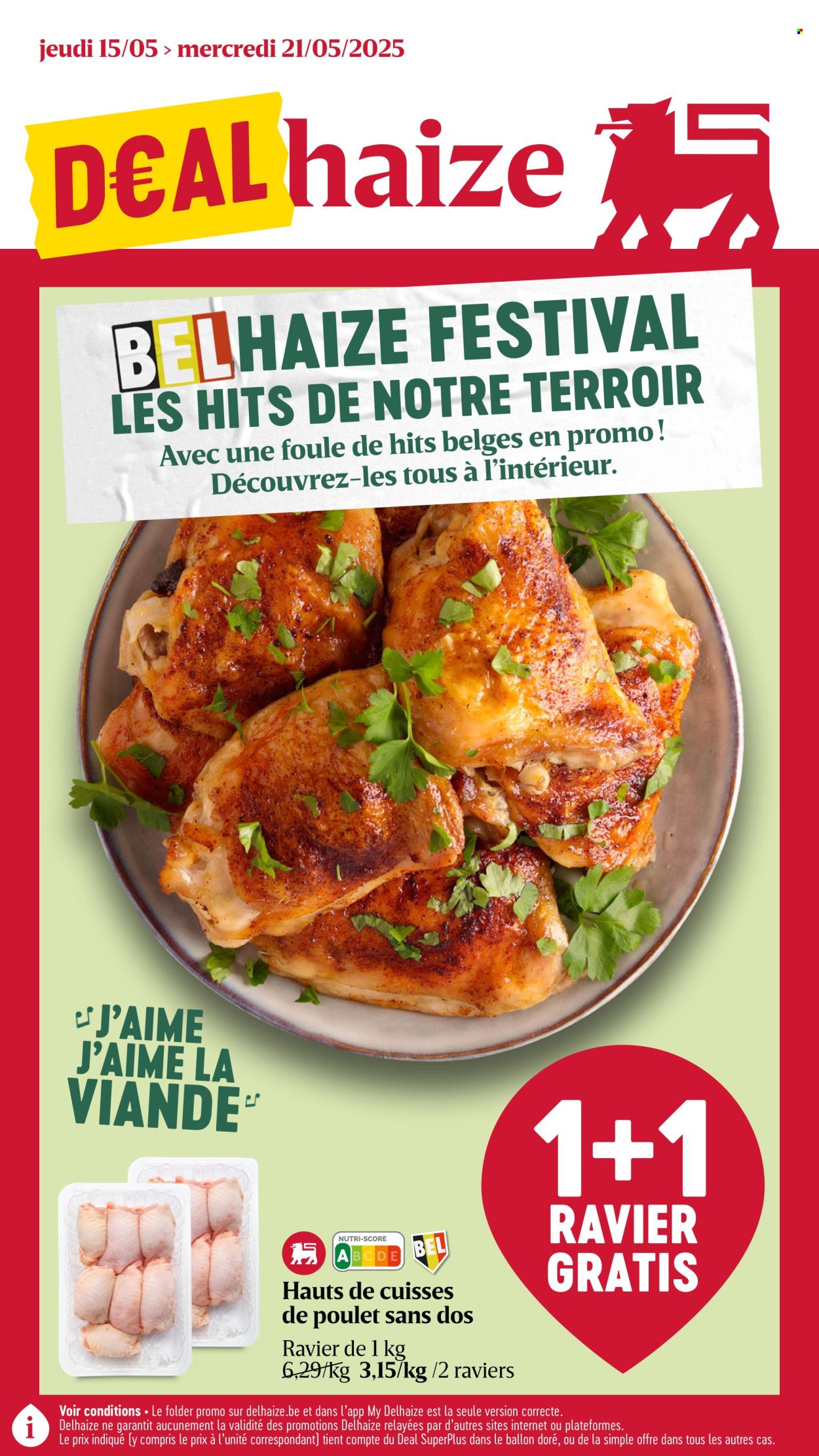 Catalogue Delhaize - 15/05/2025 - 21/05/2025. Page 1