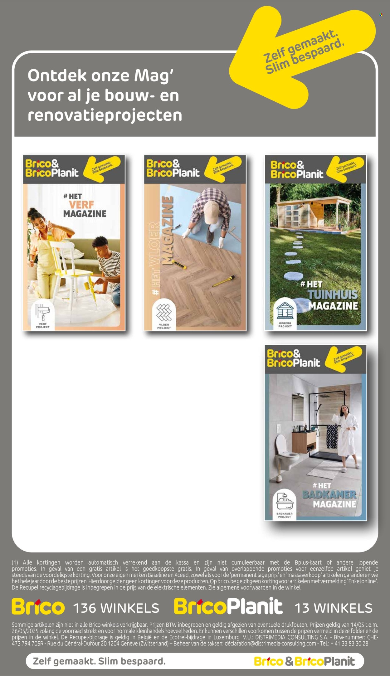 Catalogue Brico - 14/05/2025 - 26/05/2025. Page 1