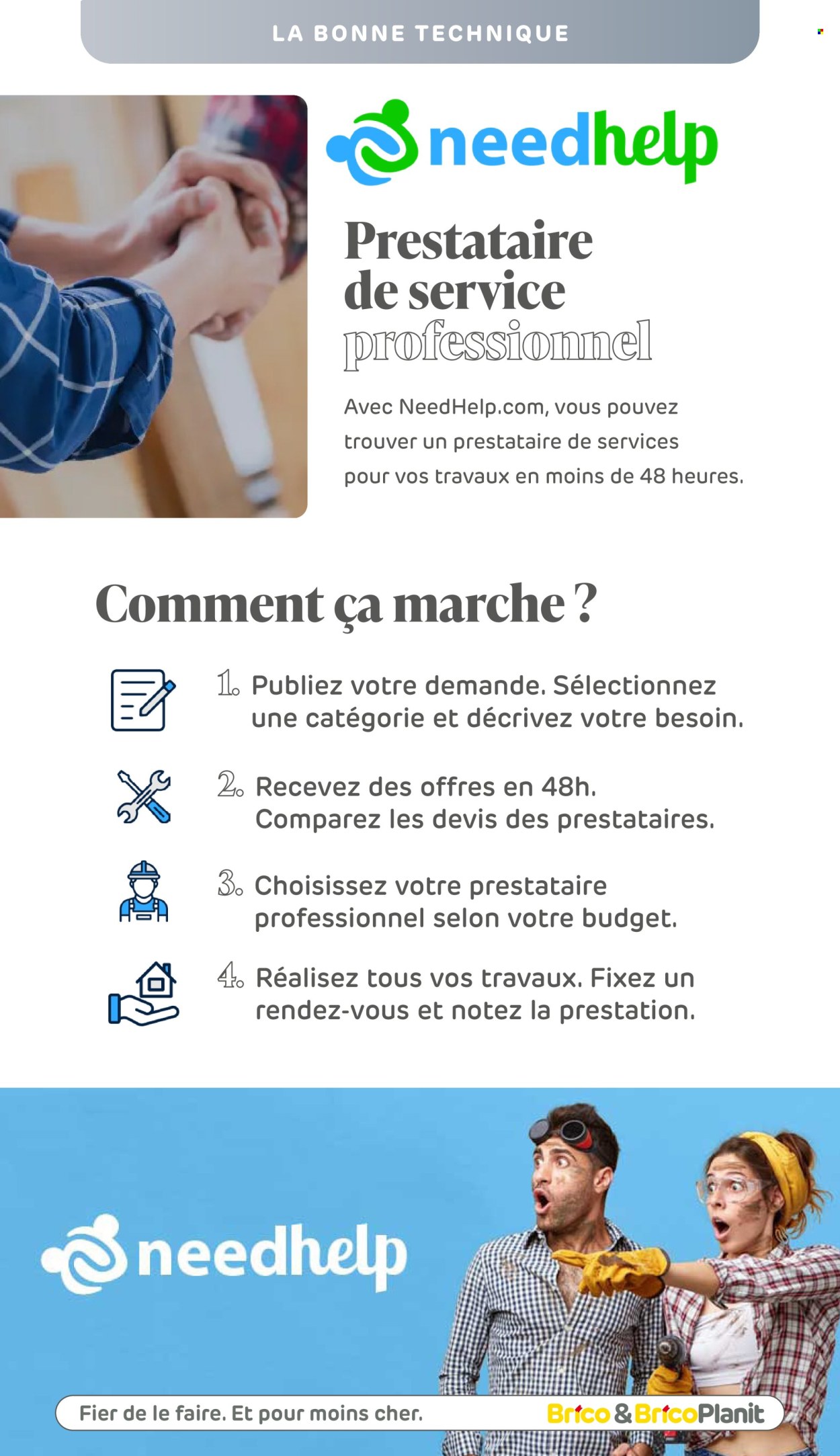 Catalogue Brico. Page 1